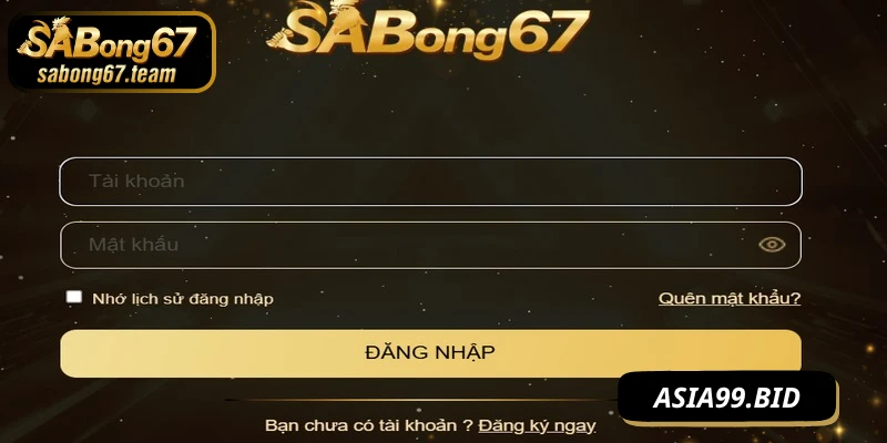 Chuẩn bị trước khi đăng nhập SABONG67